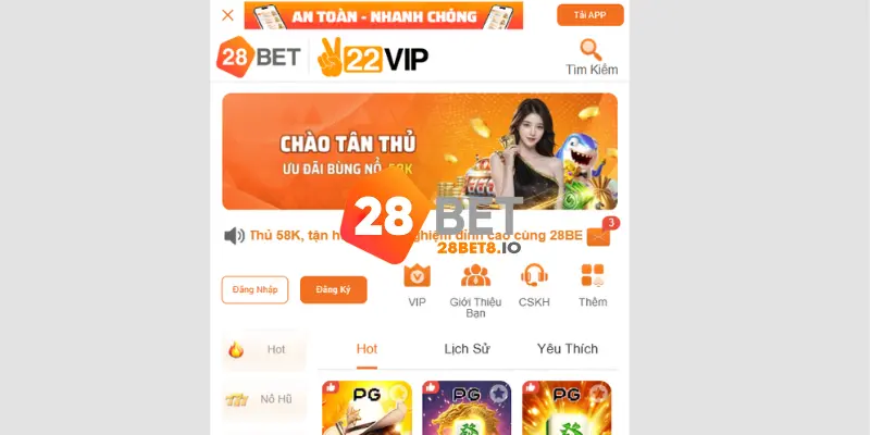 28BET 🎖️ Trang Chủ 28BET COM Chính Thức 2026 Tặng 280K 3 28BET thiết kế giao diện hiện đại, dễ dàng sử dụng